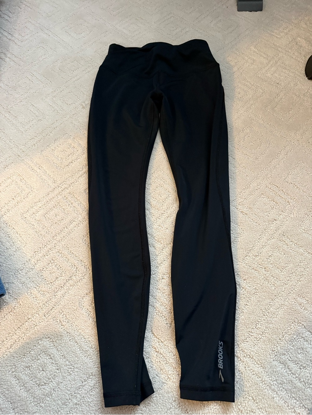 Brooks Black Performance Running Tights Leggings - Small